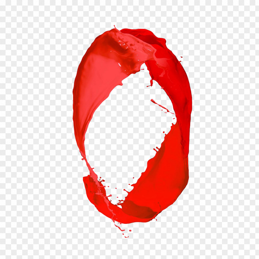 Red Pigment Number 0 Paint PNG