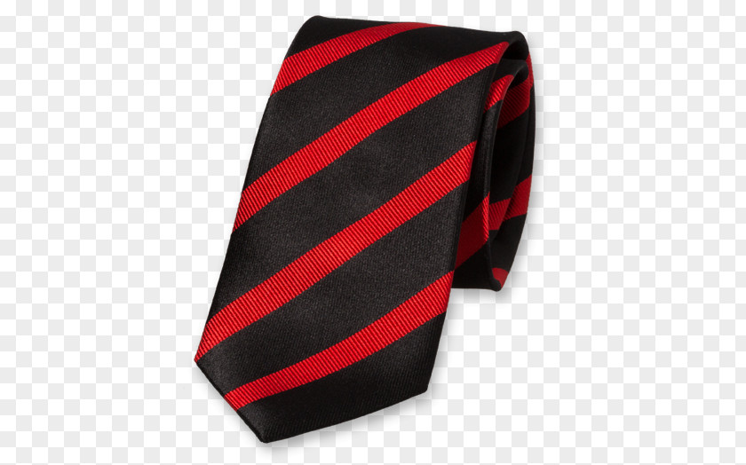 Red Tie Necktie Black M PNG
