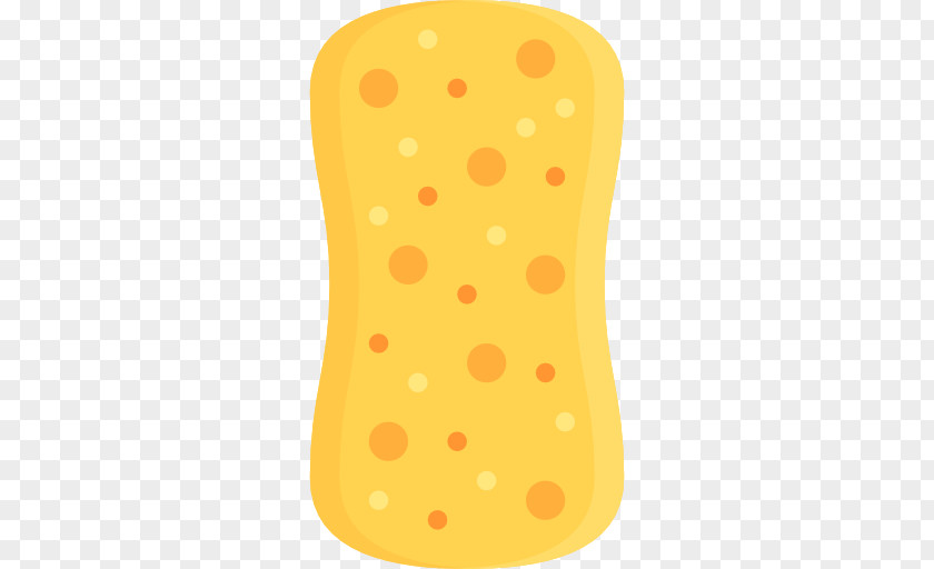 Sponge Polka Dot Yellow Pattern PNG