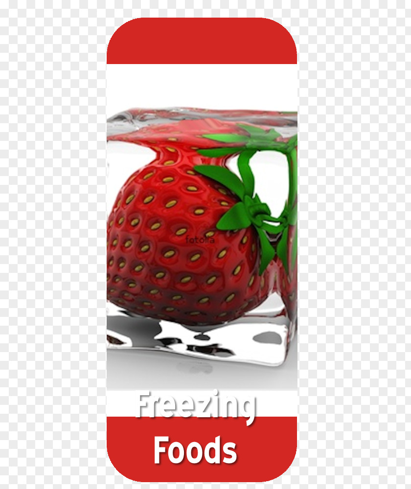 Strawberry Food Ice Cube Hansefrigo Spedition GmbH PNG