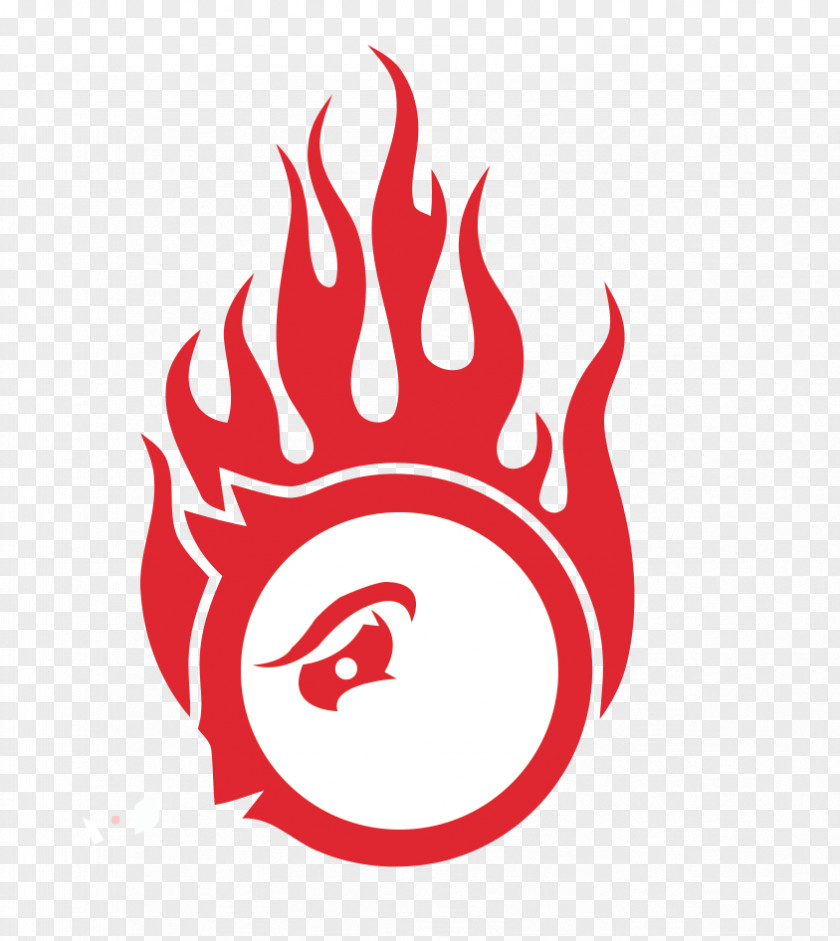 Cartoon Hand-painted Anxious Logo Flame Combustion PNG