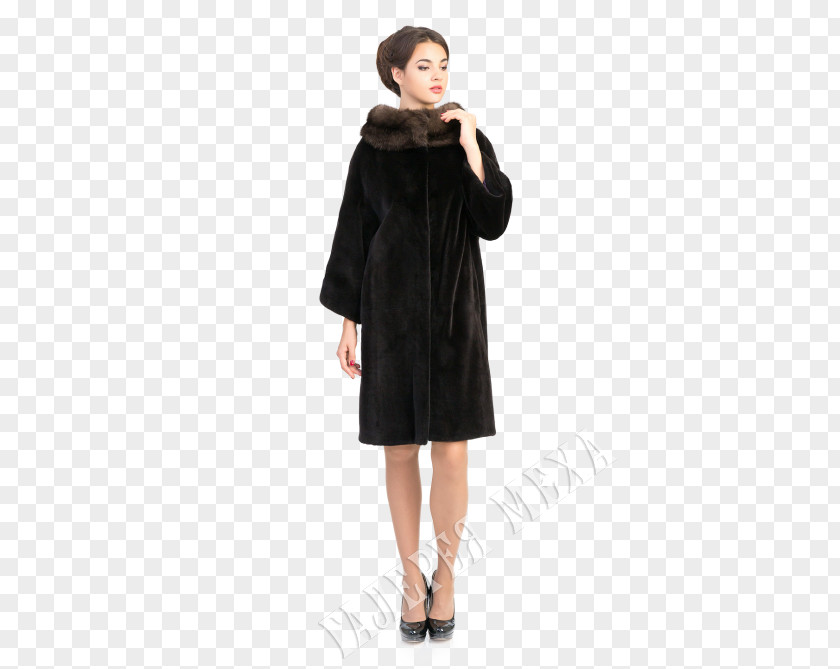Fur Coat Blouse Dress Jeans PNG