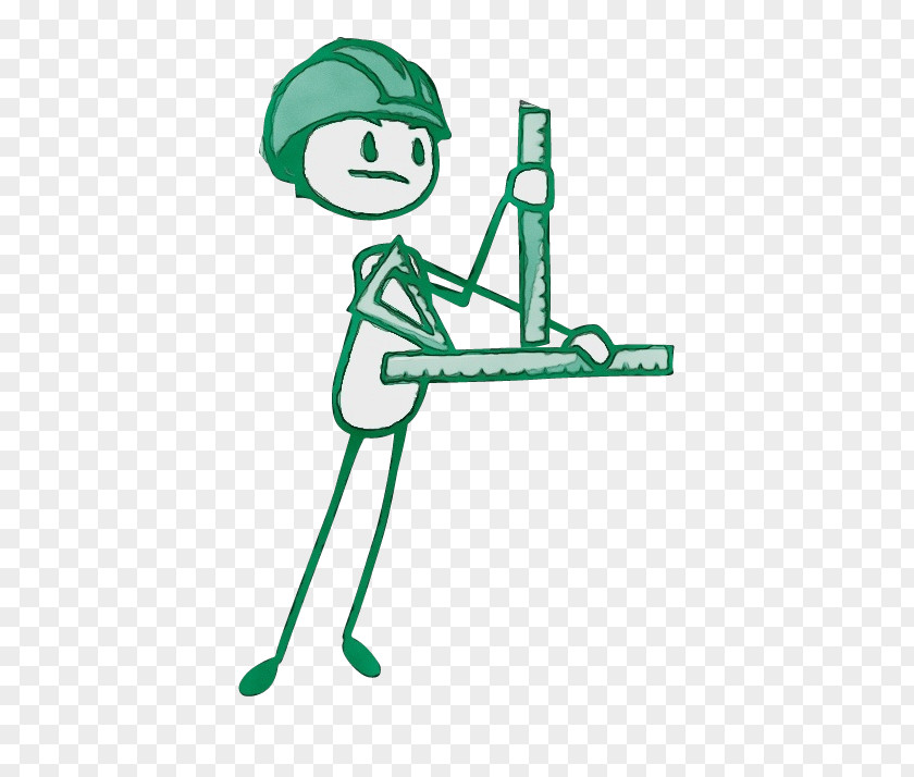 Line Art Cartoon Green PNG