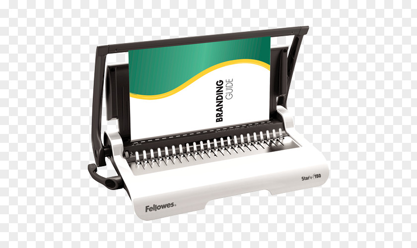 Paper Fellowes 5006501 Star+ Manual Comb Binding Machine Brands Bookbinding PNG