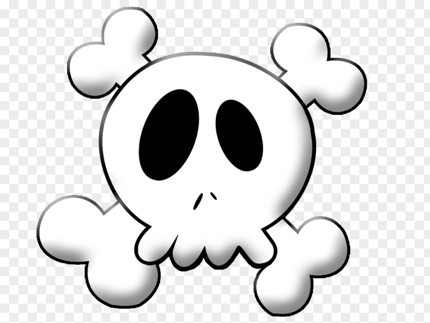 Skull Rock Snout White Line Clip Art PNG