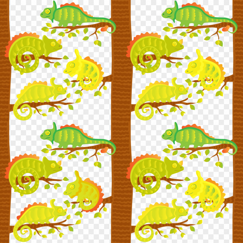 Vector Chameleon Chameleons Euclidean Illustration PNG