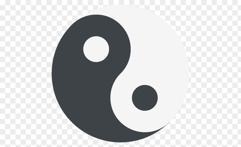 Yin Yang Emoji Symbol And Sticker Meaning PNG