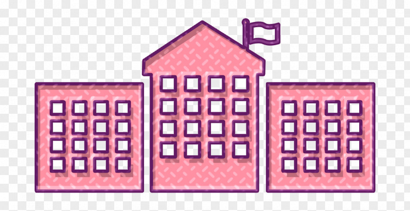 Academy Icon Buildings Educative PNG