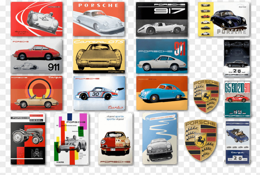 Car Compact Porsche Automotive Design Display Advertising PNG