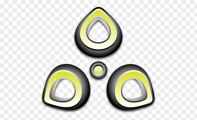 Dreamweaver Yellow Circle Symbol PNG