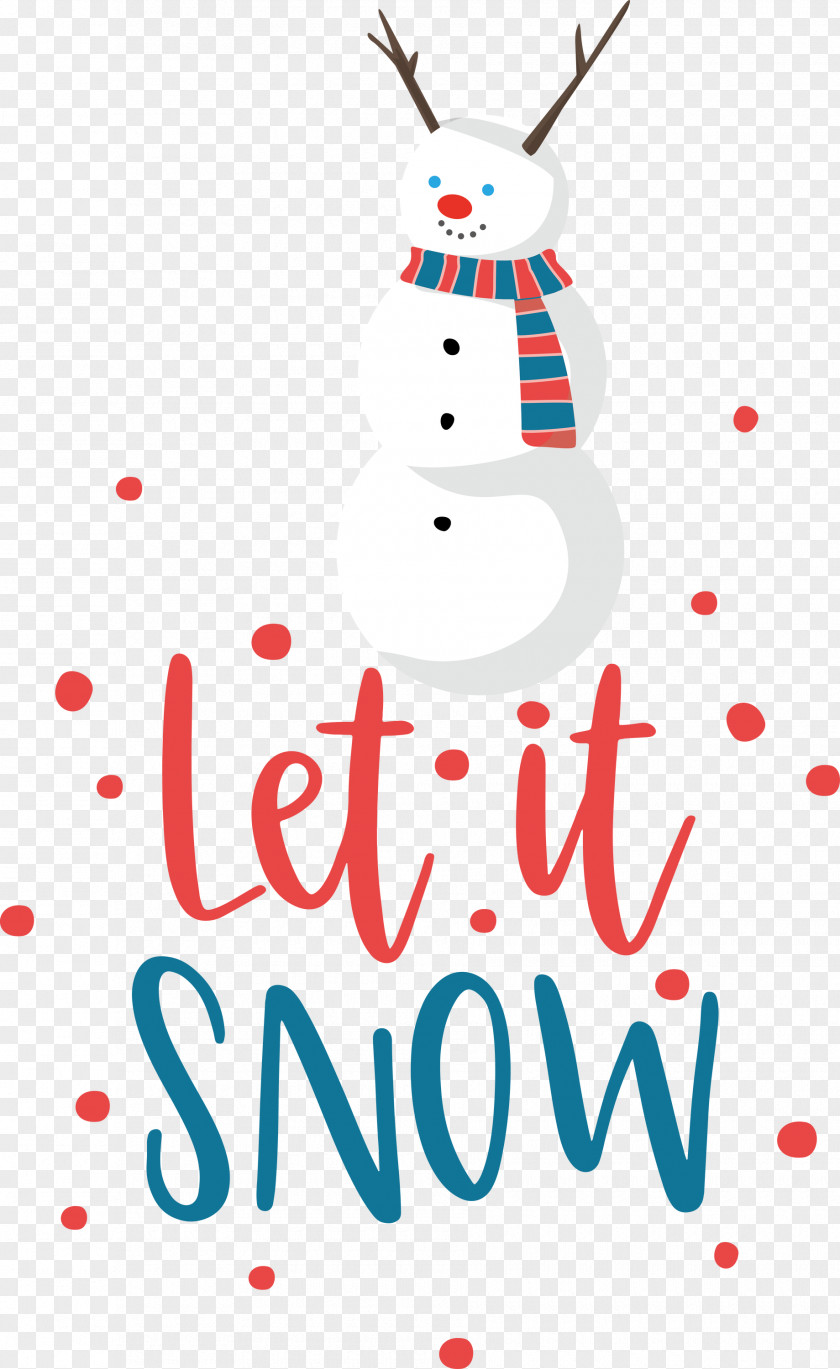 Let It Snow Snowflake PNG