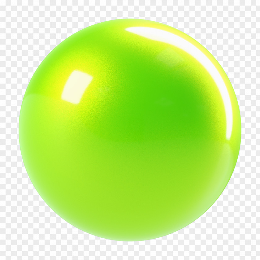 Sports Equipment Bouncy Ball Green Sphere PNG