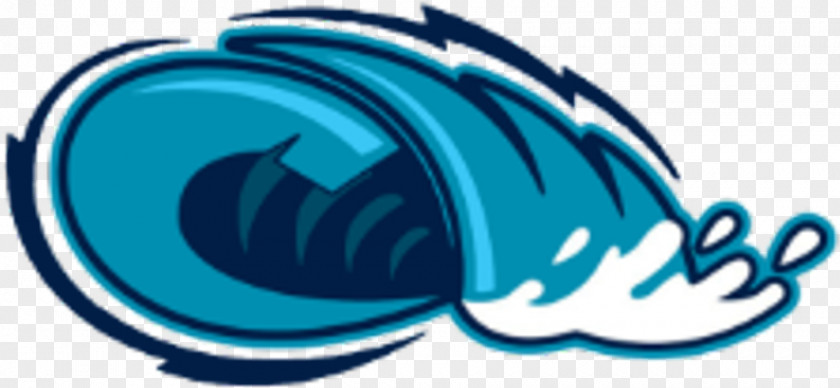 Logo Electric Blue Sine Wave Background PNG