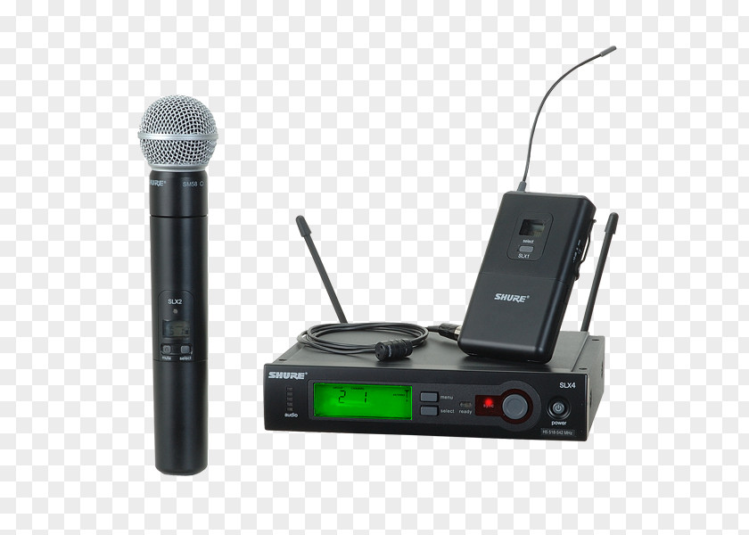 Microphone Lavalier Shure SM58 Wireless PNG