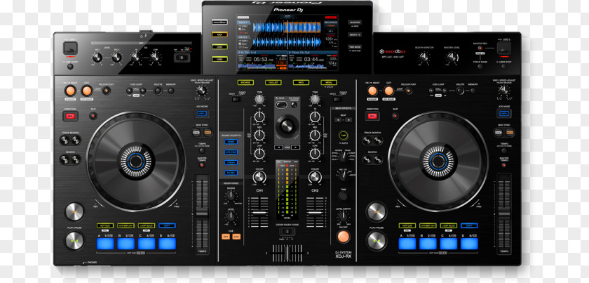 Pioneer DJ Controller Disc Jockey XDJ-RX CDJ PNG
