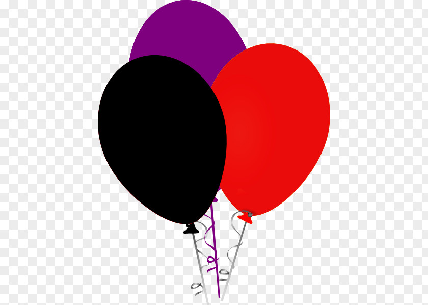 Purple And Pink Balloon Birthday Clip Art PNG
