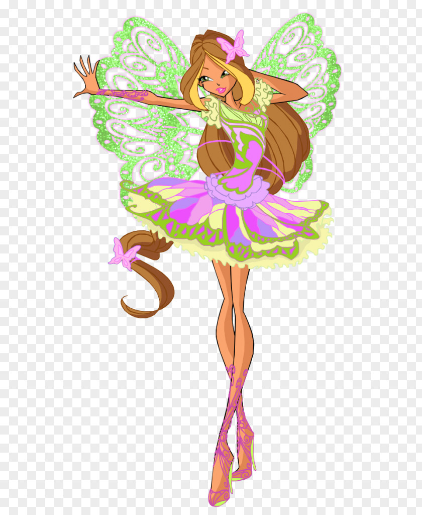 Season 7Fairy Fairy Flora Bloom Butterflix Winx Club PNG