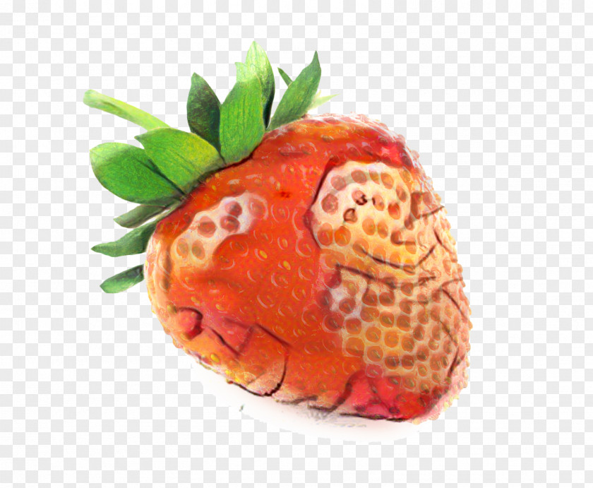 Strawberries Dish Fruit Cartoon PNG