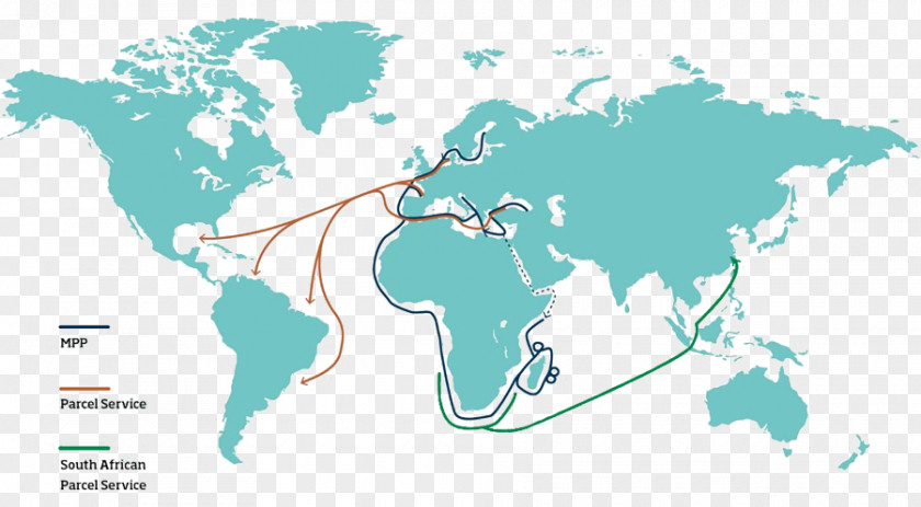 Trade Routes World Map Globe Vector Graphics PNG
