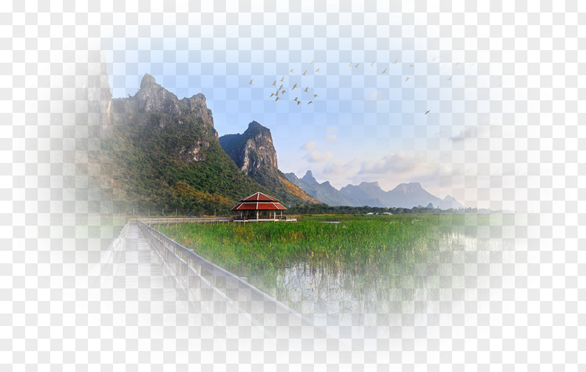 Bag Sam Roi Yot District Mount Scenery Handbag Desktop Wallpaper PNG