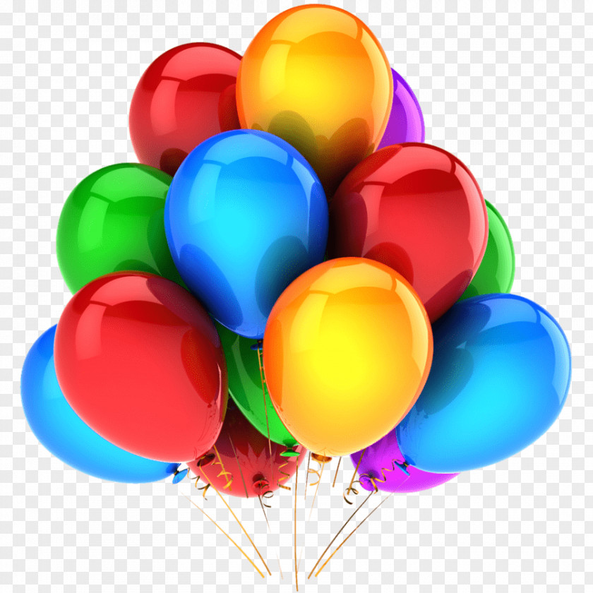 Balloons Gas Balloon Party Gift Birthday PNG