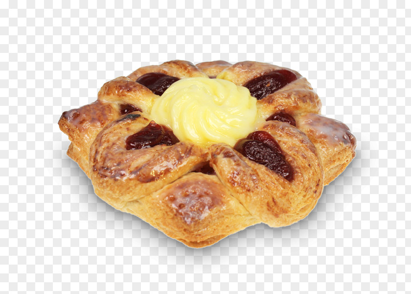Butter Danish Pastry Viennoiserie Puff Kolach Muffin PNG
