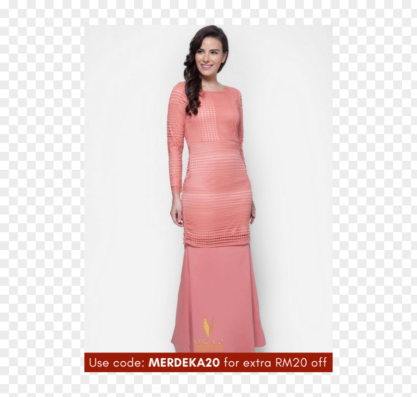 Dress Gown Baju Kurung Cocktail Lace PNG
