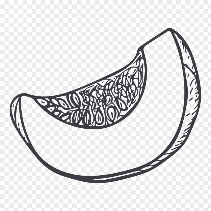 Hand-painted Melon Hami Auglis PNG