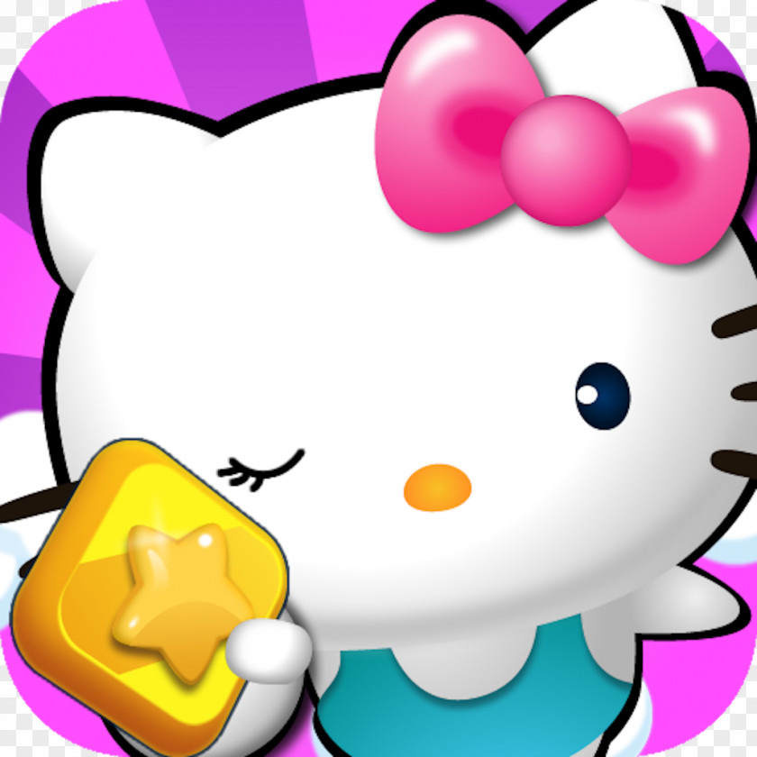 Hello Kitty Snout Pink M Clip Art PNG