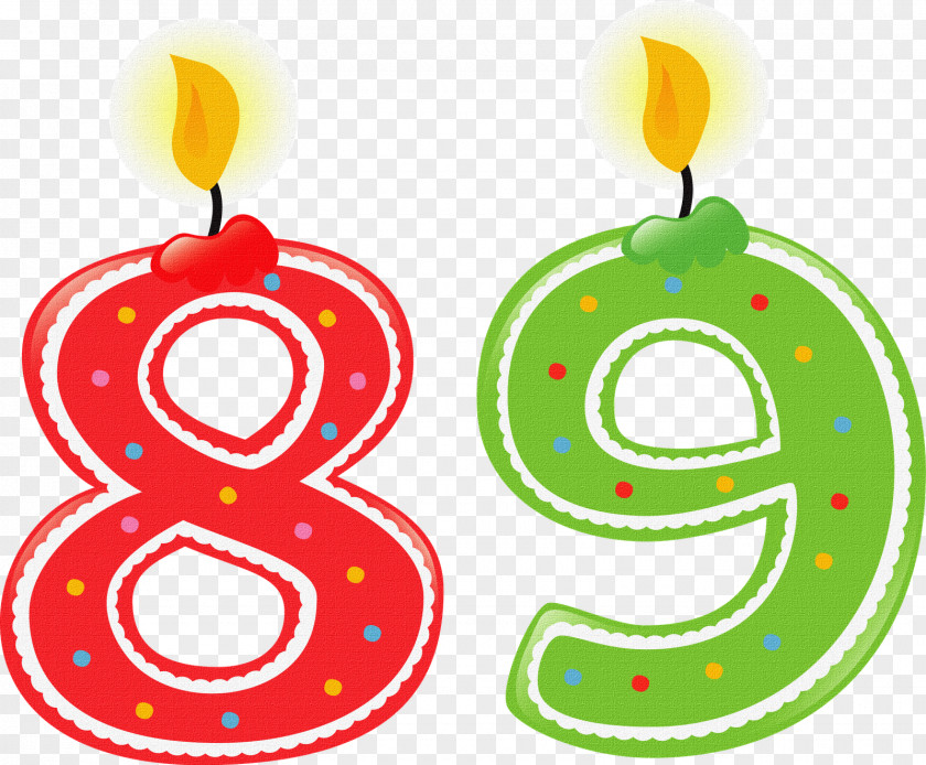 Numeros Birthday Cake Candle Clip Art PNG