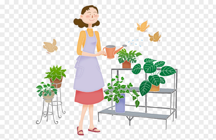 Plant Watering Cans Mother Clip Art PNG