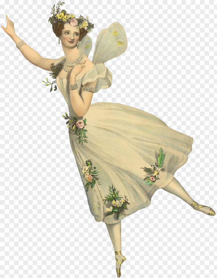 Ballerina Watercolor Costume Design Fairy PNG