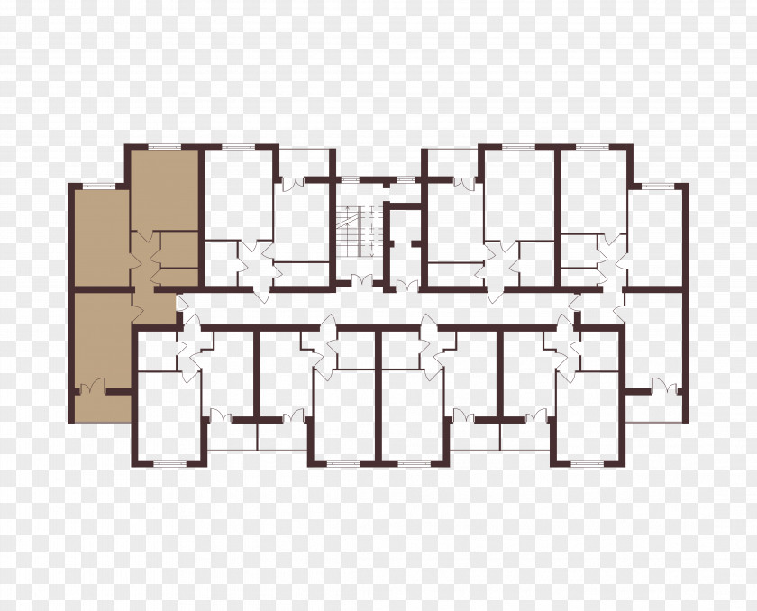 Design Facade Floor Plan Line PNG