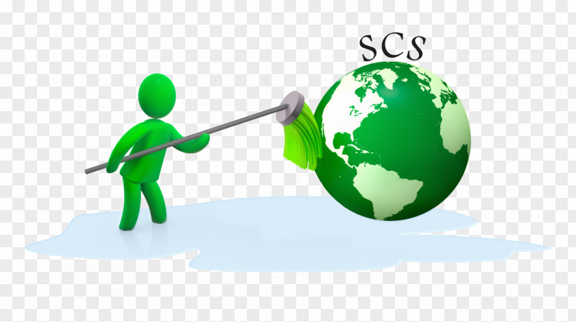 Holding Green Earth Maid Service Cleaning Janitor Commercial PNG