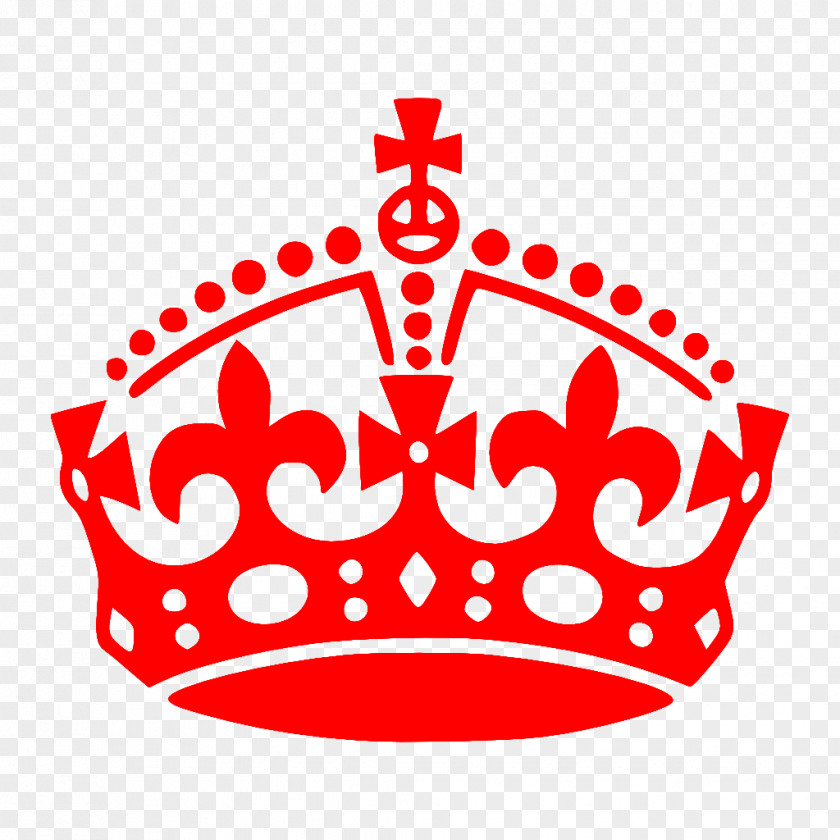Red-crowned Keep Calm And Carry On Logo Crown Clip Art PNG