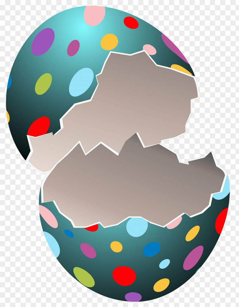 Broken Easter Egg Transparent Clip Art Image Bunny PNG
