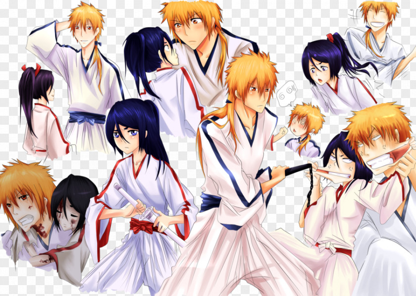 Ichigo Kurosaki Rukia Kuchiki Byakuya Orihime Inoue Uryū Ishida PNG