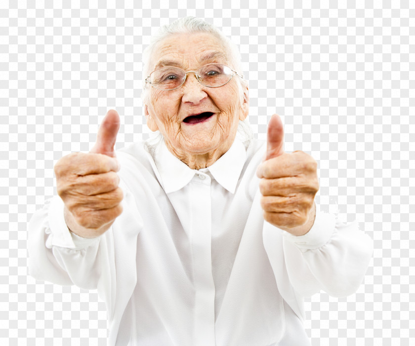 OLD MAN Thumb Signal Stock Photography Old Age Royalty-free Smile PNG