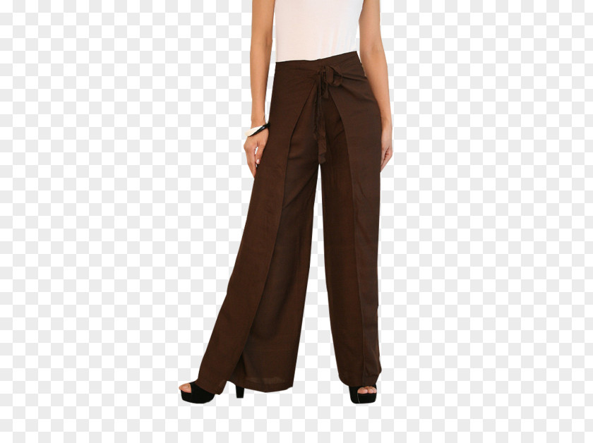 Jeans Waist Brown Pants PNG