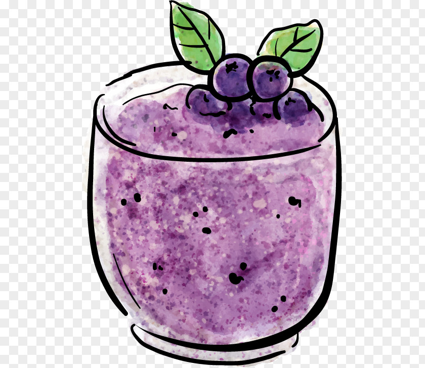 Juice Smoothie Milkshake Blueberry Clip Art PNG