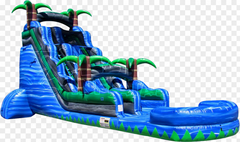 Party Water Slide Inflatable Bouncers Renting PNG