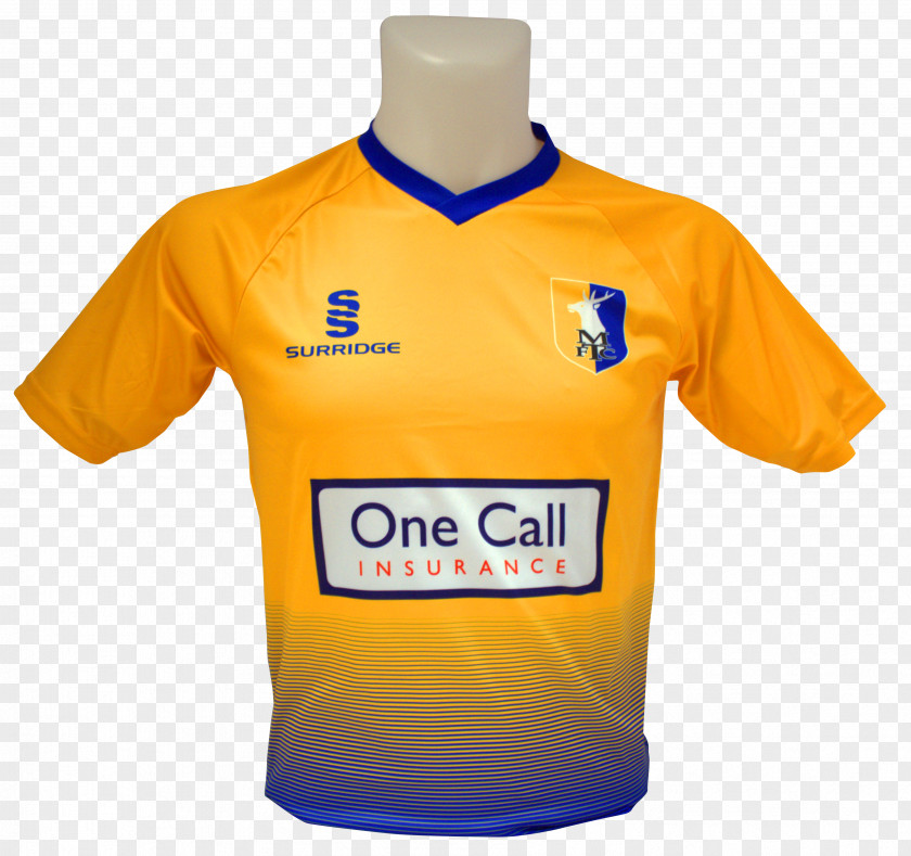 T-shirt Mansfield Town F.C. Kit PNG