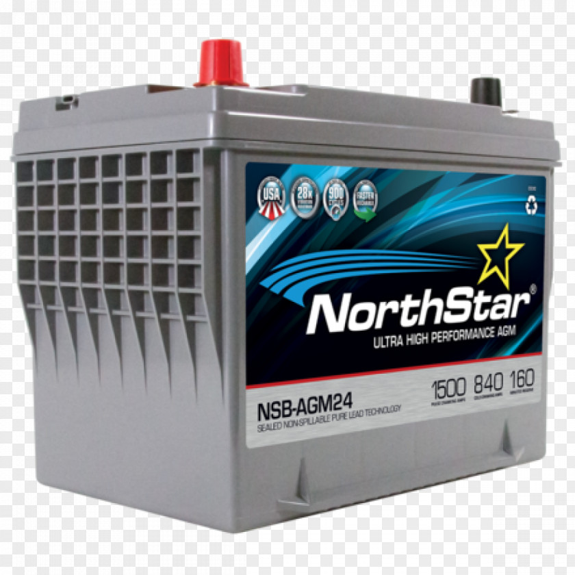 Automotive Battery VRLA NorthStar Electric Deep-cycle PNG