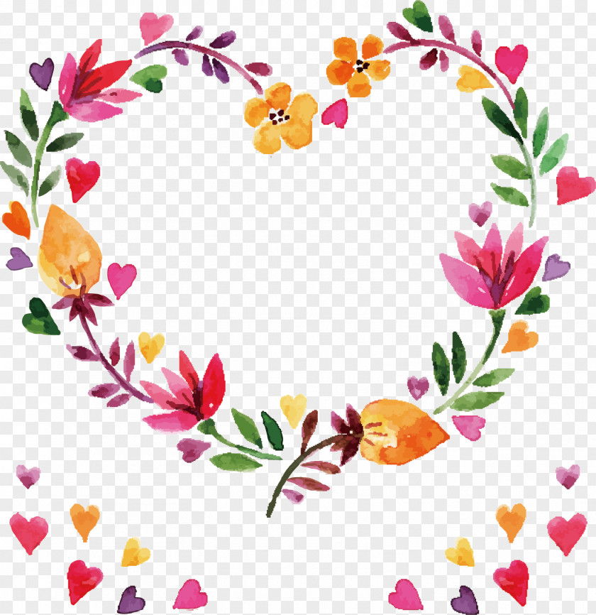 Flower Garland Wedding Invitation Greeting & Note Cards PNG