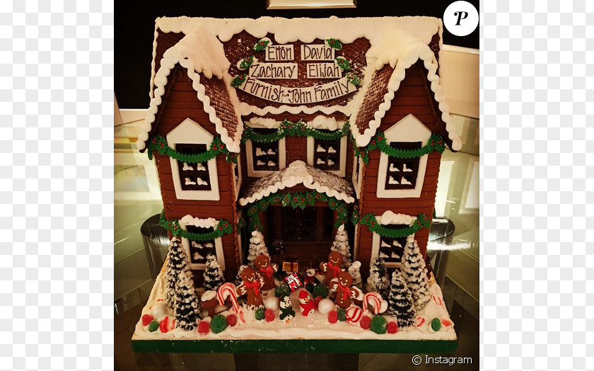 House Gingerbread Celebrity Christmas Gift PNG