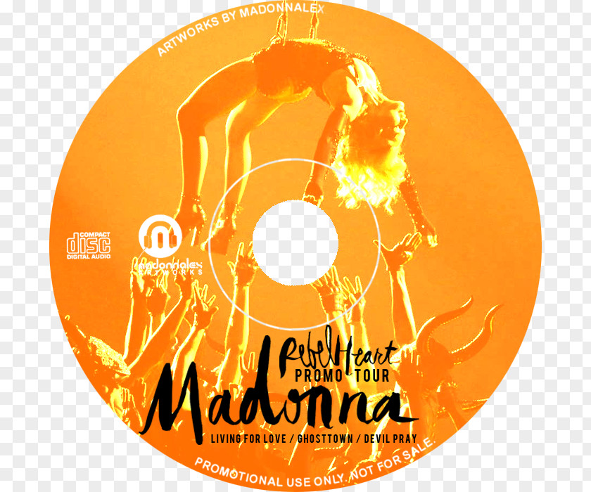 Madonna Rebel Heart Tour Compact Disc Text Messaging Disk Storage PNG