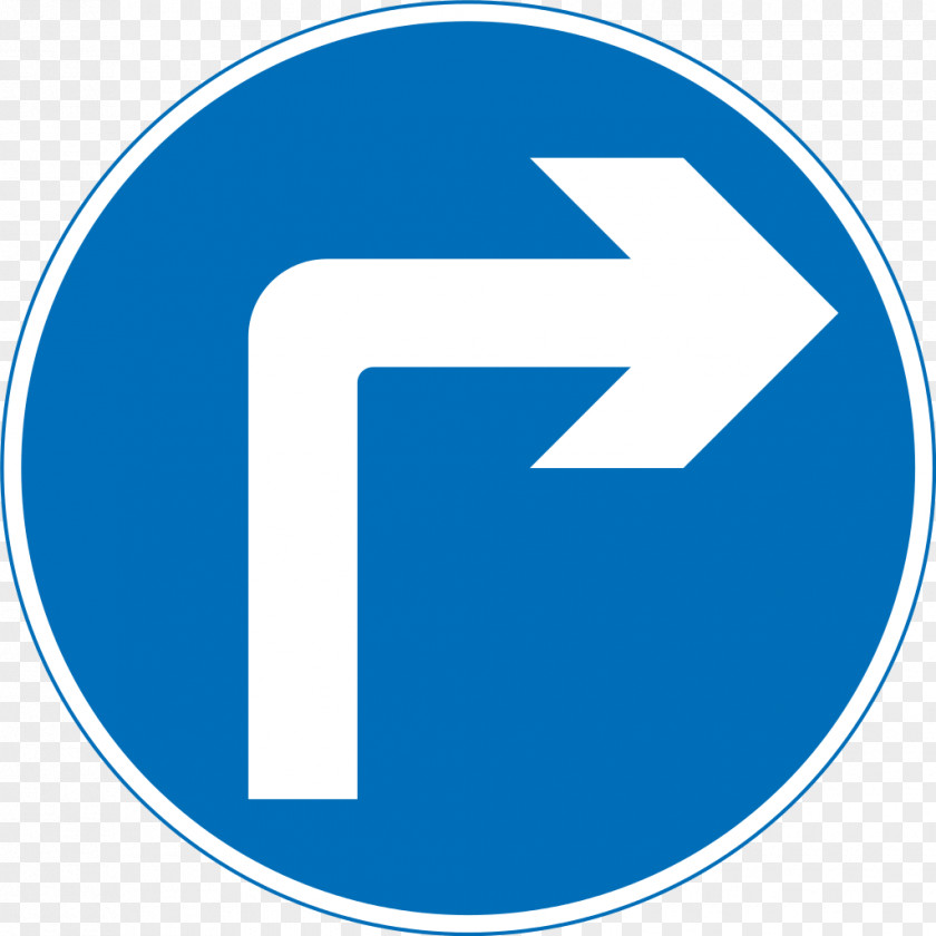 Road Traffic Sign Mandatory Regulatory PNG