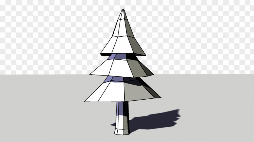 Tree Low Poly Christmas Triangle Polygon Mesh PNG
