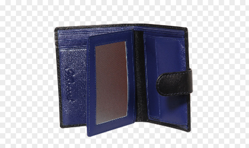Wallet Cobalt Blue Vijayawada Leather PNG
