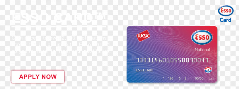 Business Fuel Card Esso Cards PNG